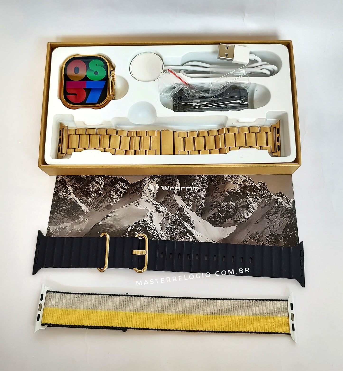 Smart V9 Ultra Max Dourado 49mm