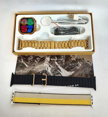 Smart V9 Ultra Max Dourado 49mm