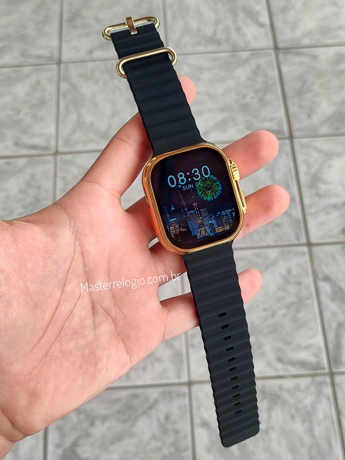 Smart V9 Ultra Max Dourado 49mm