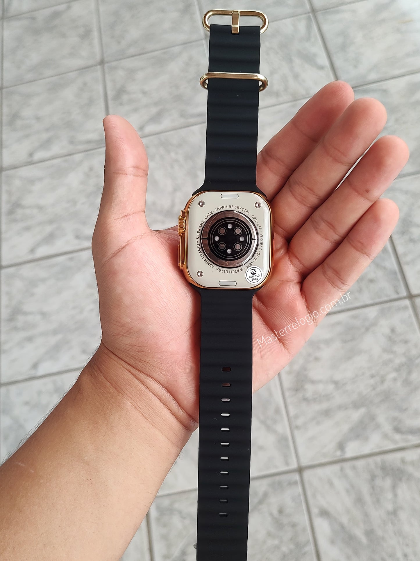 Smart V9 Ultra Max Dourado 49mm