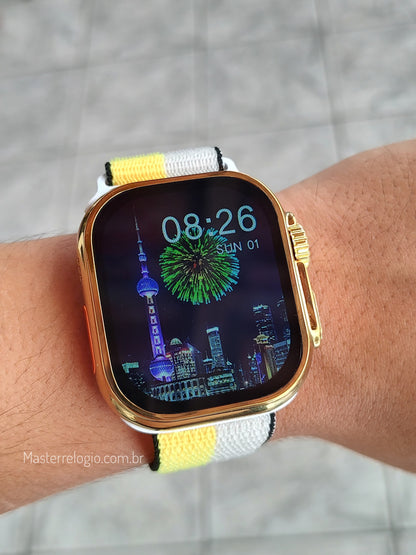 Smart V9 Ultra Max Dourado 49mm