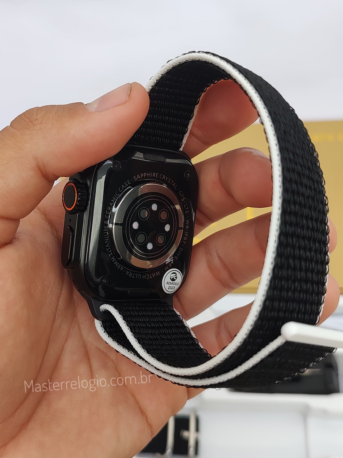 Smart V9 Ultra Max Preto 49mm