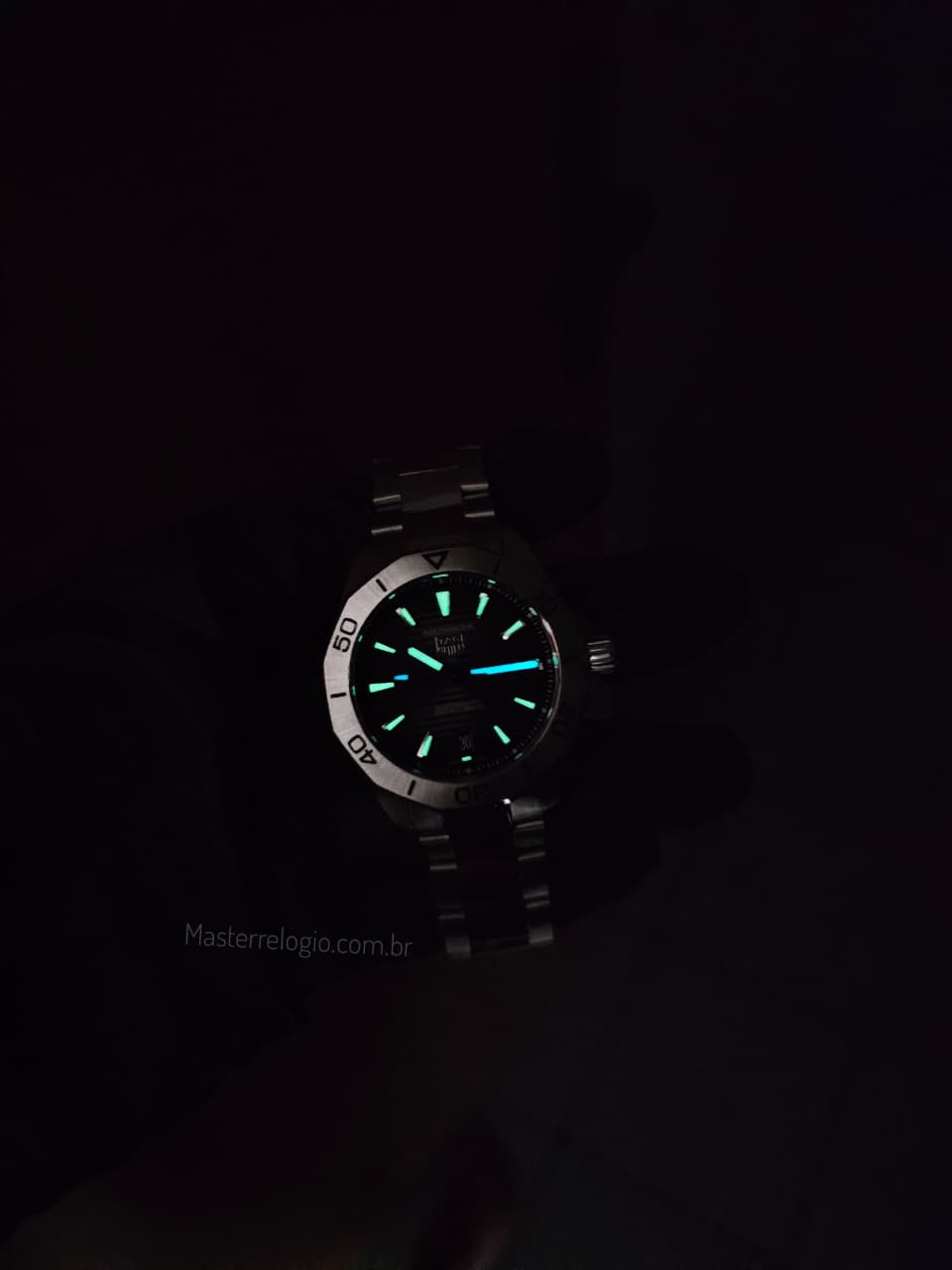 Tag Heuer Aquaracer Aço BA0627 Super Clone ETA 40mm