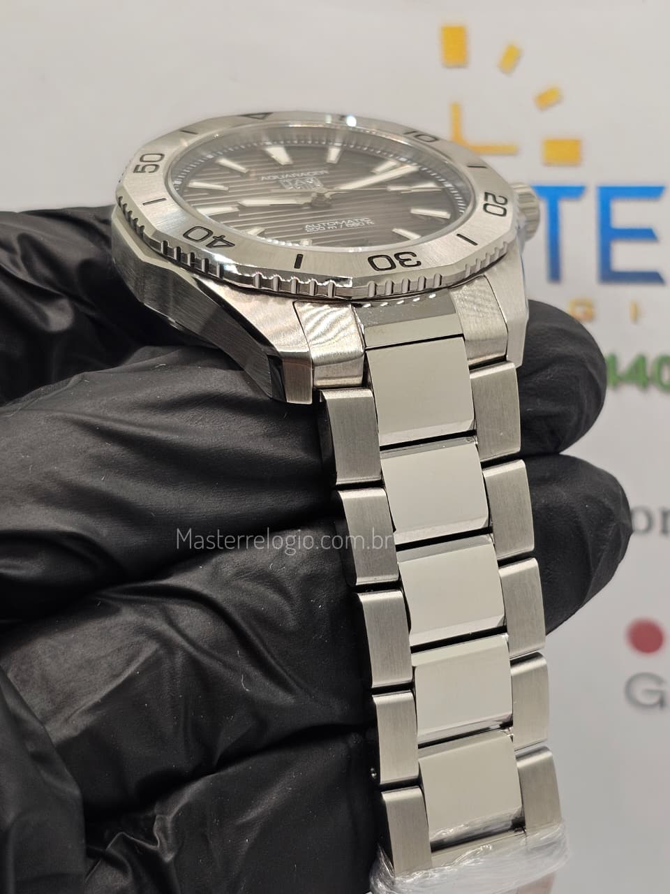 Tag Heuer Aquaracer Aço BA0627 Super Clone ETA 40mm