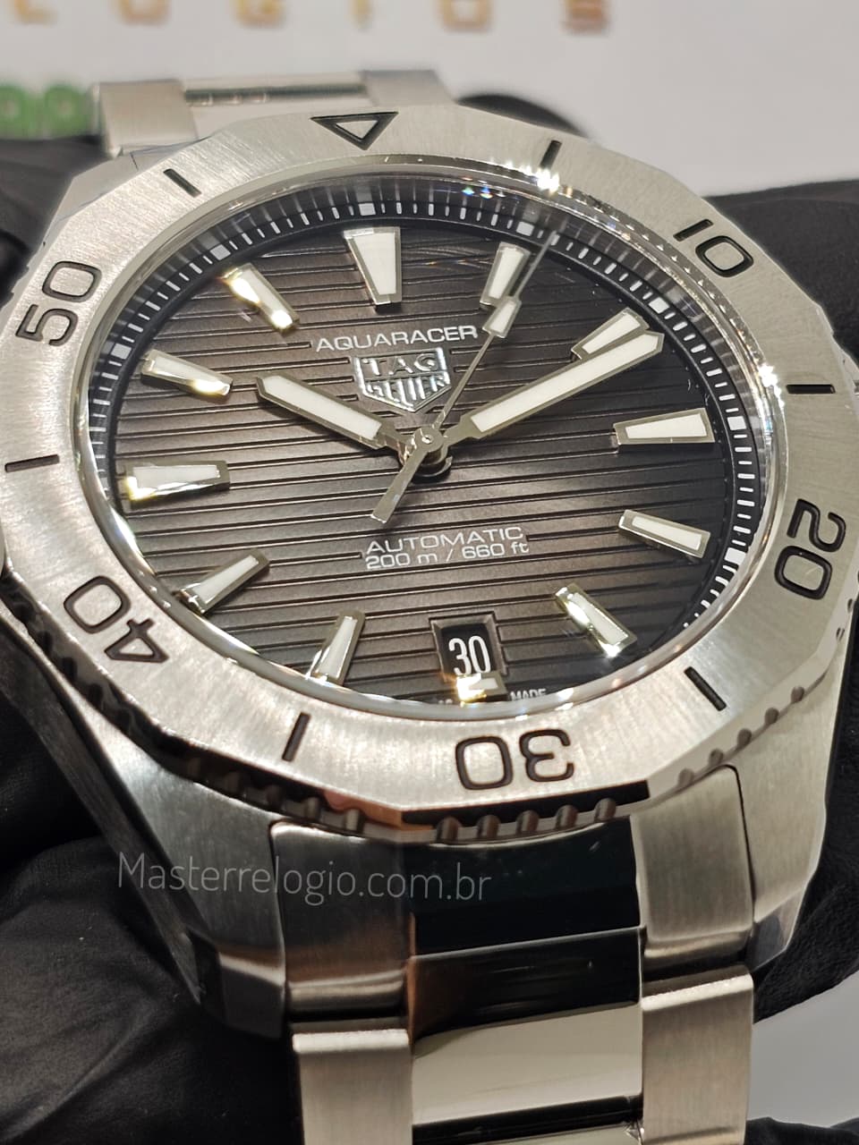 Tag Heuer Aquaracer Aço BA0627 Super Clone ETA 40mm