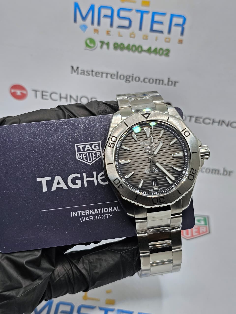 Tag Heuer Aquaracer Aço BA0627 Super Clone ETA 40mm