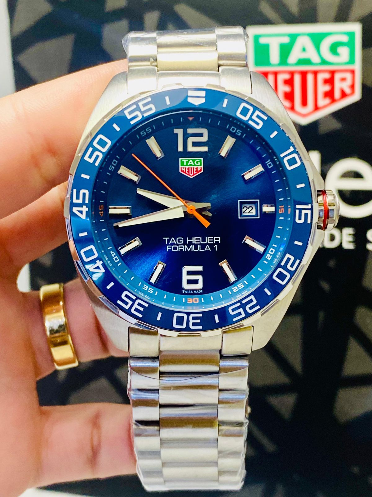 Tag Heuer F1 Date 43mm Azul
