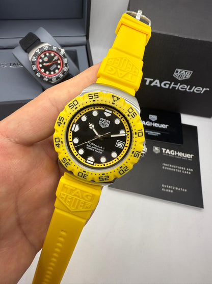 Tag Heuer F1 Solargraph Borracha 38mm WBY1111.BA0042