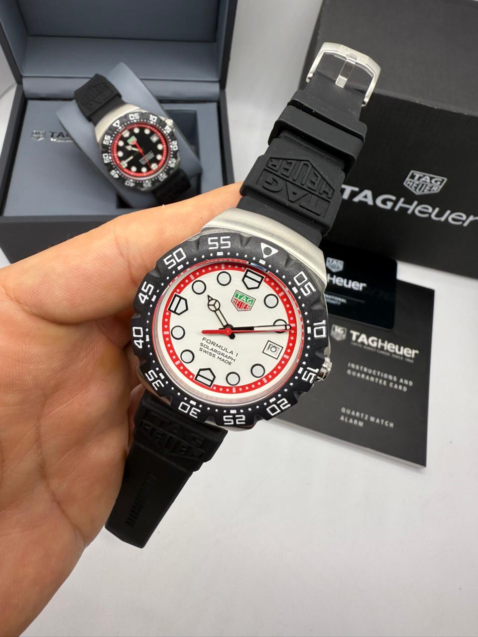 Tag Heuer F1 Solargraph Borracha 38mm WBY1111.BA0042