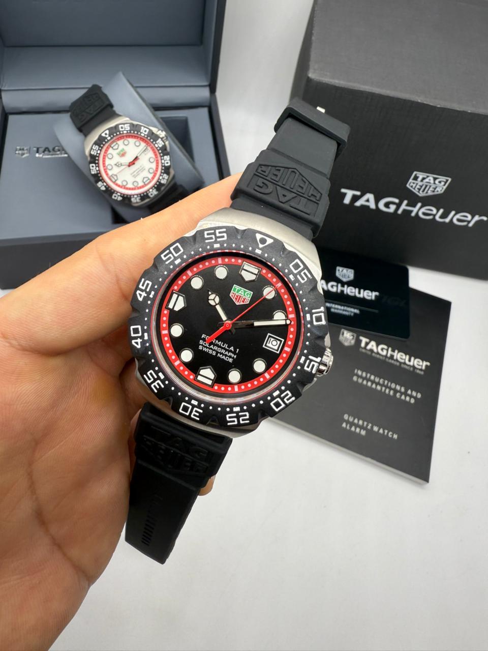 Tag Heuer F1 Solargraph Borracha 38mm WBY1111.BA0042