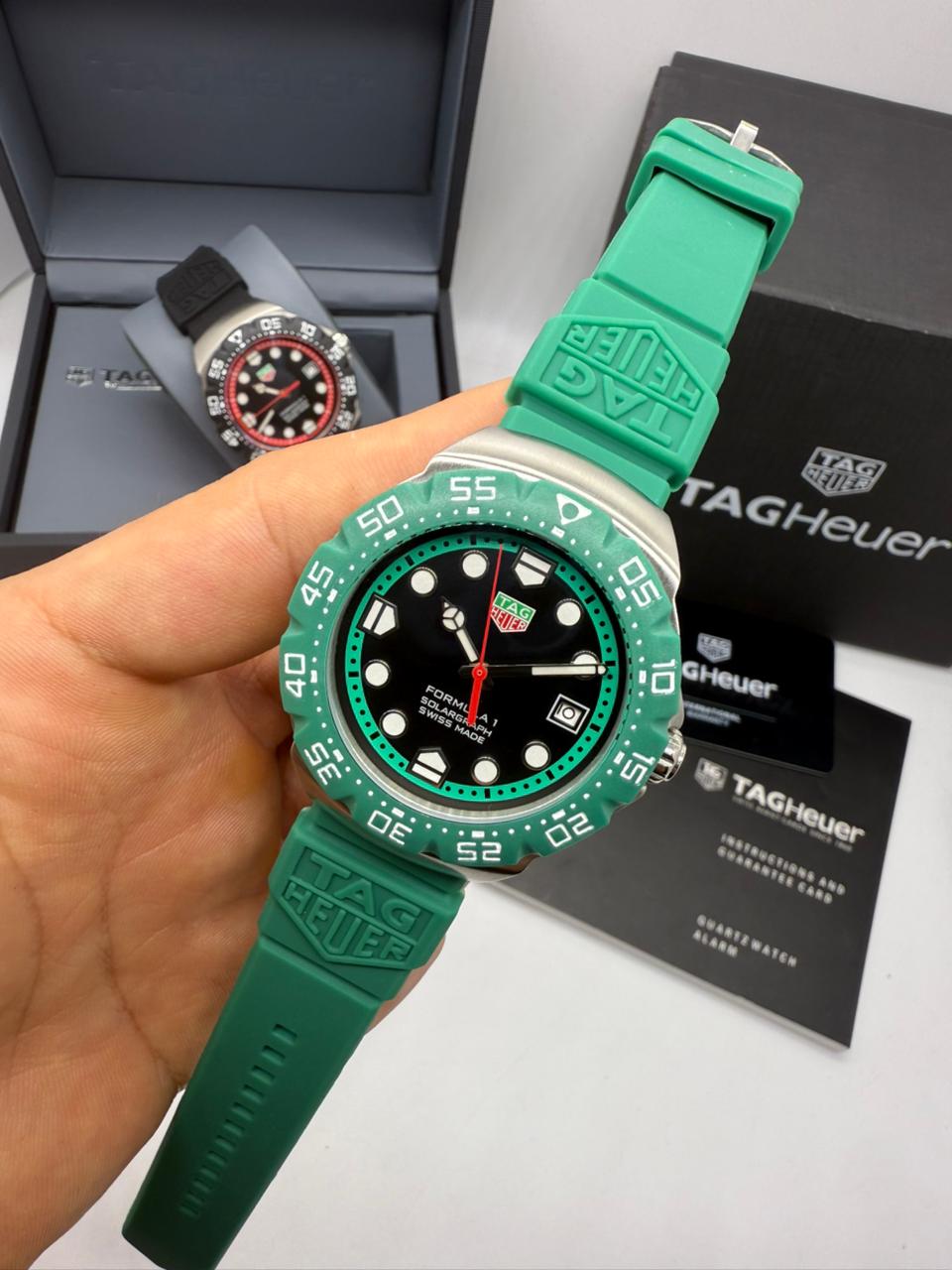 Tag Heuer F1 Solargraph Borracha 38mm WBY1111.BA0042