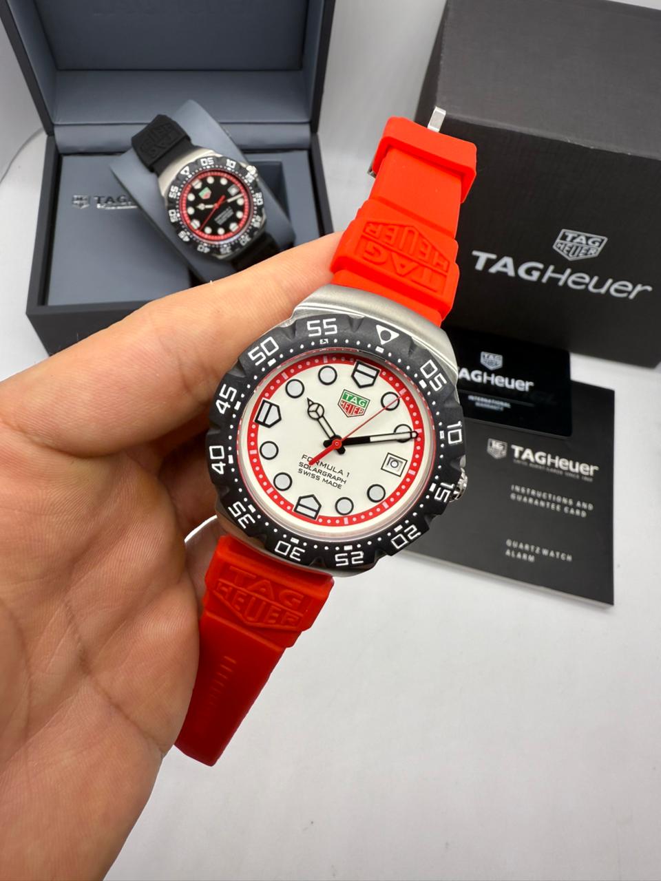 Tag Heuer F1 Solargraph Borracha 38mm WBY1111.BA0042