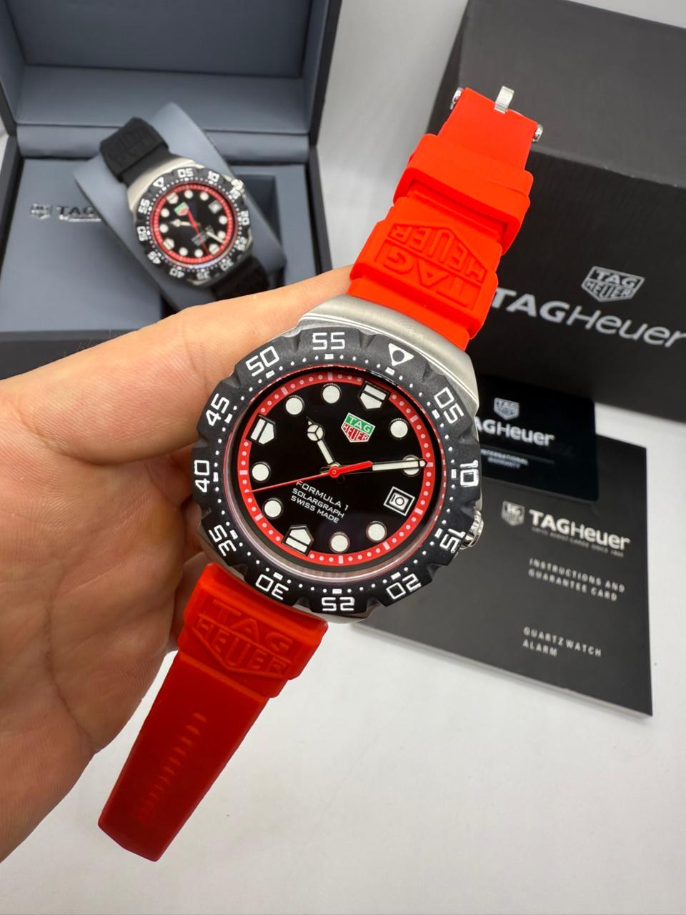 Tag Heuer F1 Solargraph Borracha 38mm WBY1111.BA0042