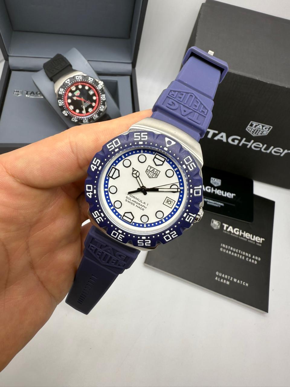 Tag Heuer F1 Solargraph Borracha 38mm WBY1111.BA0042
