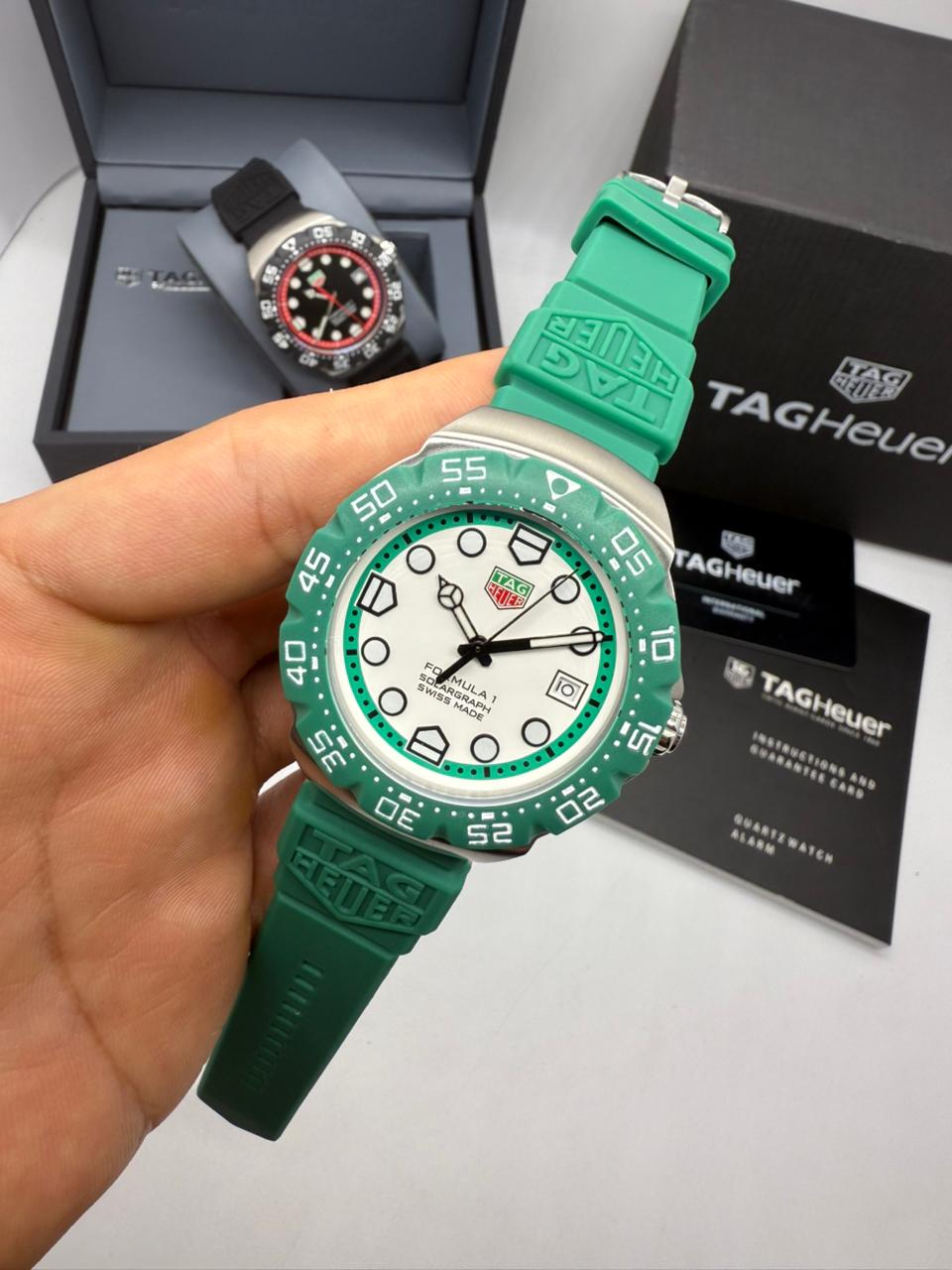 Tag Heuer F1 Solargraph Borracha 38mm WBY1111.BA0042