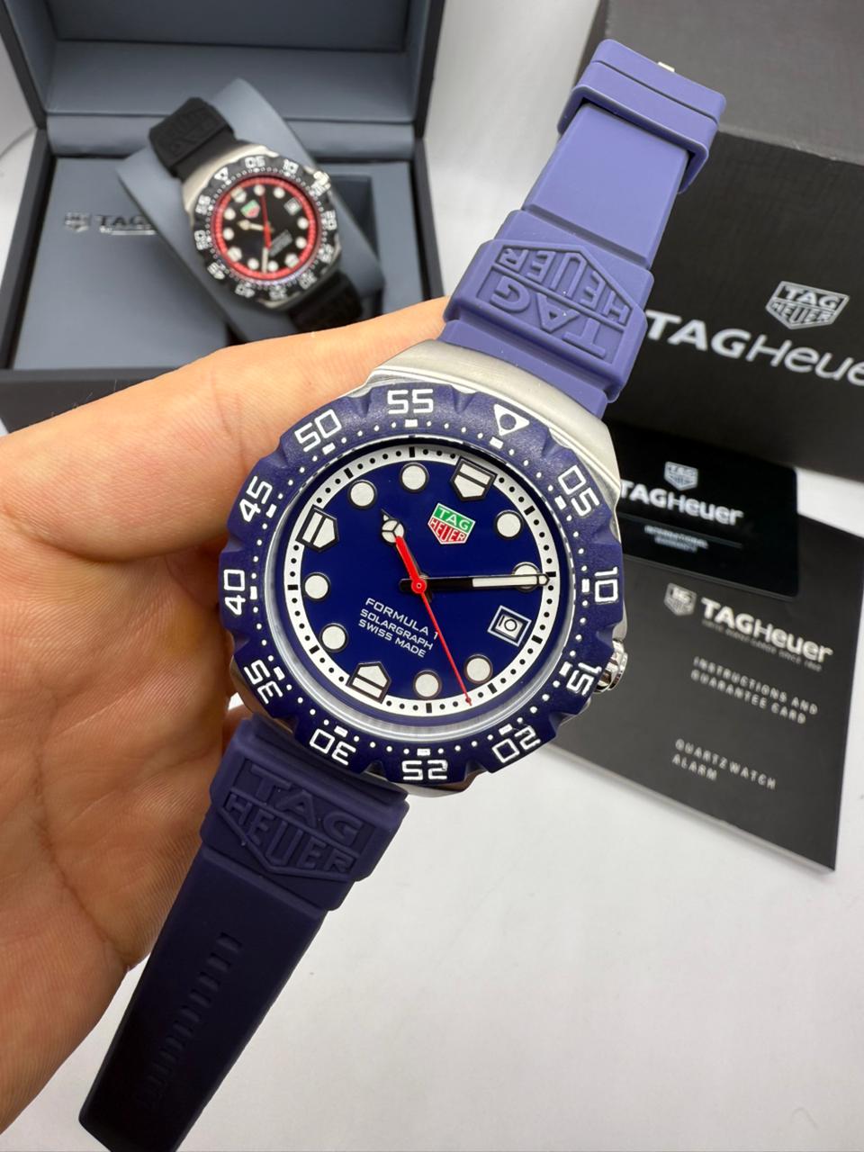 Tag Heuer F1 Solargraph Borracha 38mm WBY1111.BA0042