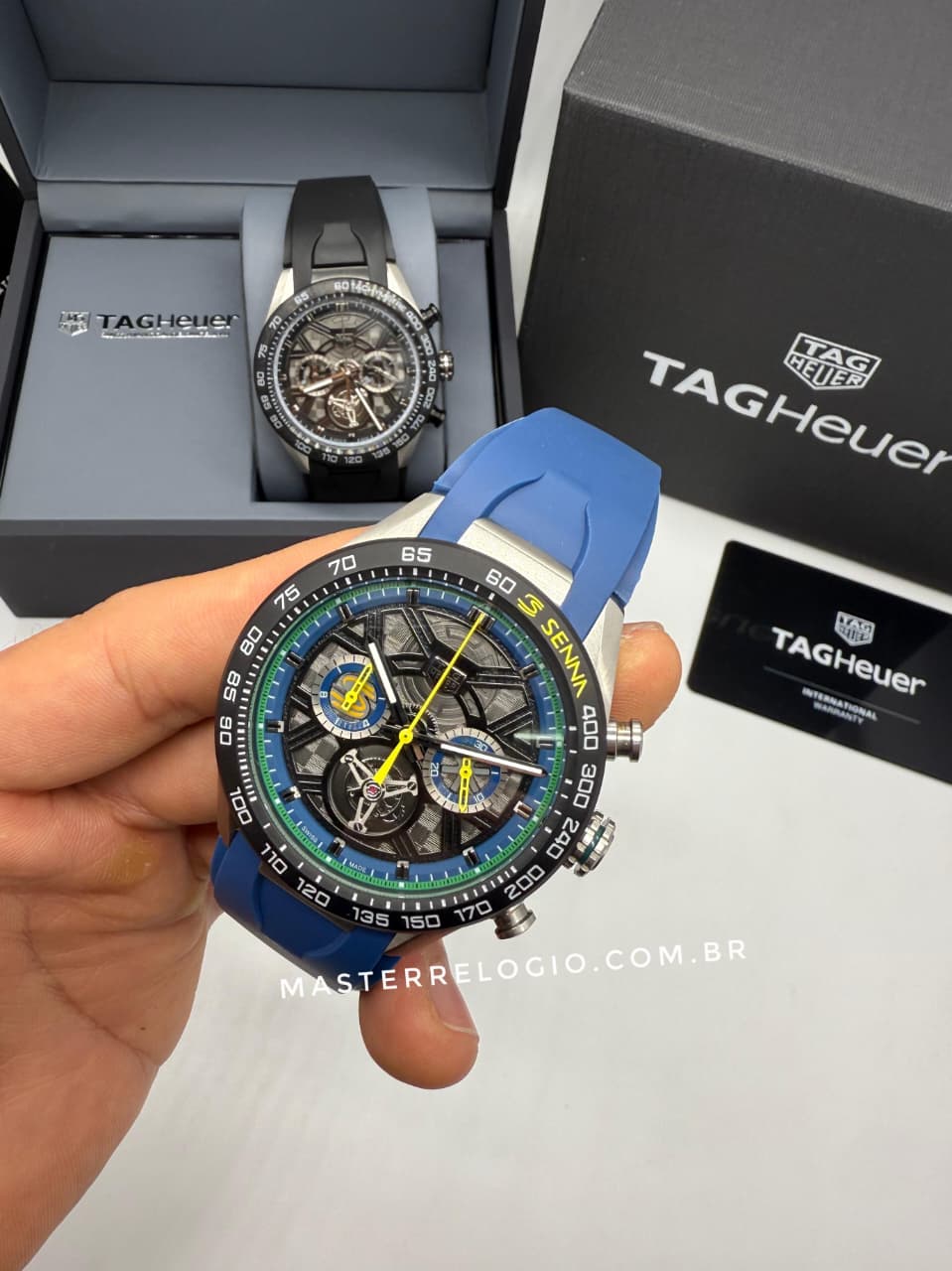 Tag Heuer Carrera Tourbillon x Senna Limited 500