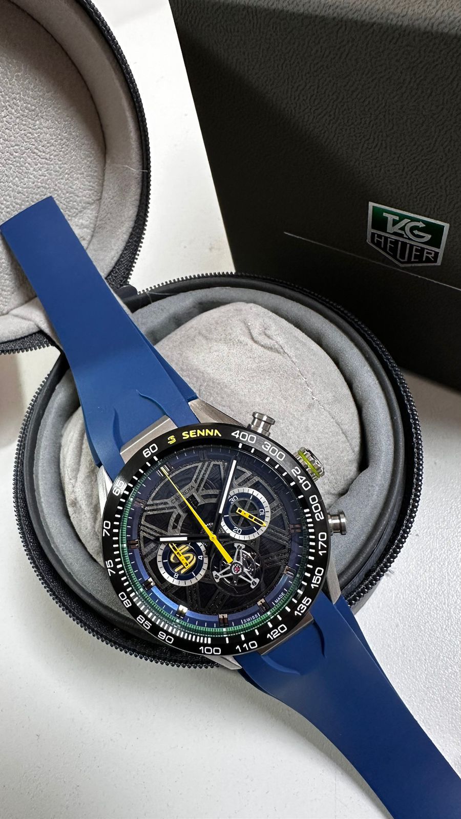 Tag Heuer Carrera Tourbillon x Senna Limited 500