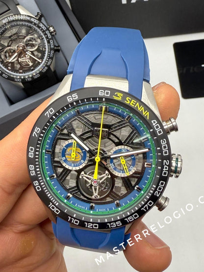 Tag Heuer Carrera Tourbillon x Senna Limited 500