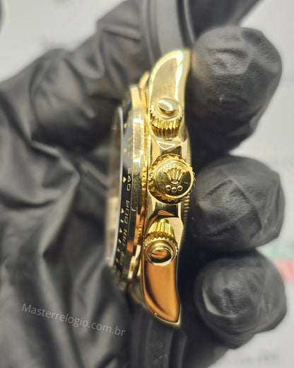 Rolex Daytona Pulseira preta Base eta