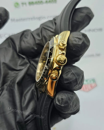 Rolex Daytona Pulseira preta Base eta