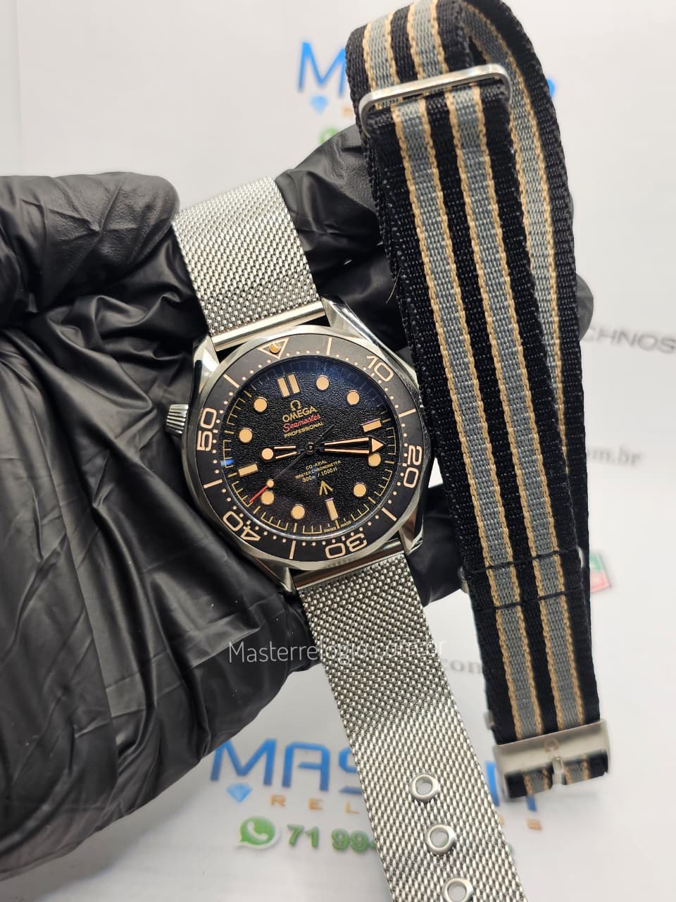 Omega 007 Seamaster 42mm + Pulseira extra