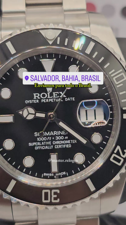 Rolex Submariner BASE ETA 126610LN + caixa completa