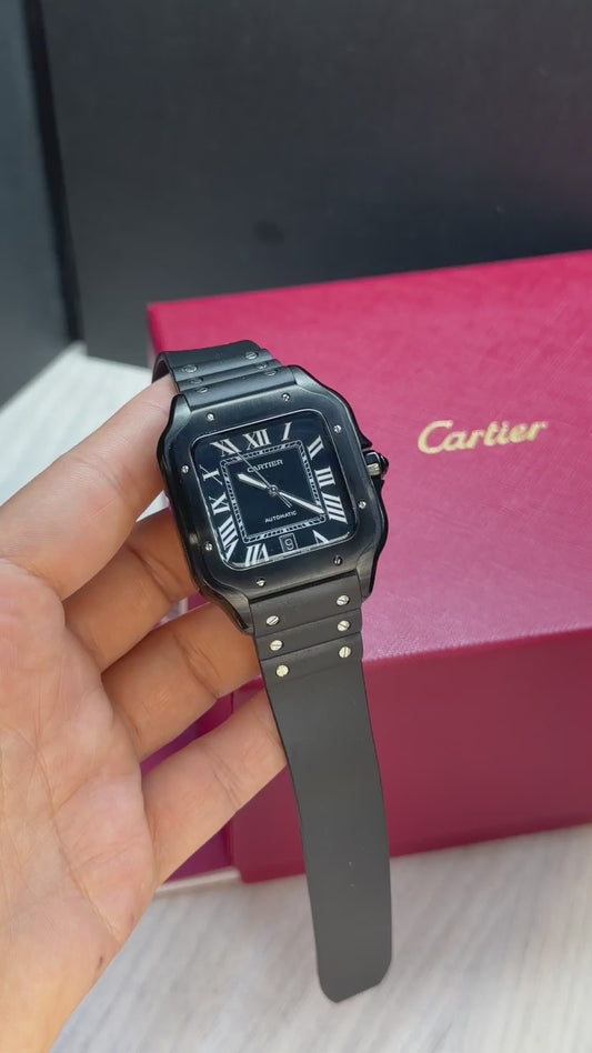 Cartier Santos De Cartier Ref. WSSA0039 Black Full