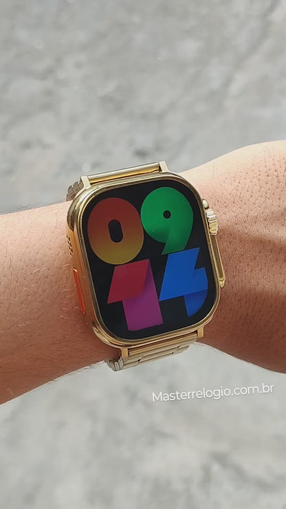 Smart V9 Ultra Max Dourado 49mm