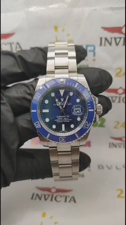 Rollex Smurf Submariner 40mm