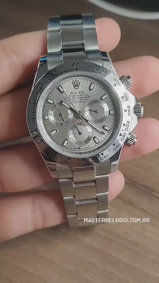 Rollex Daytona Prata 40mm