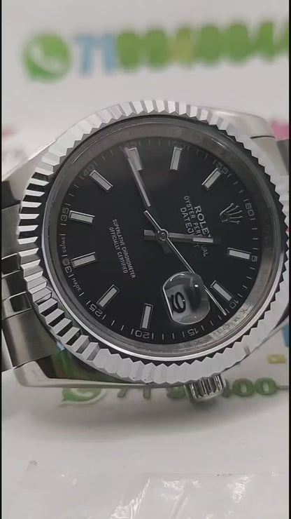 Rollex Date Just Prata 40mm