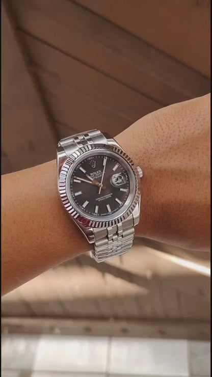 Rollex Date Just Prata 40mm