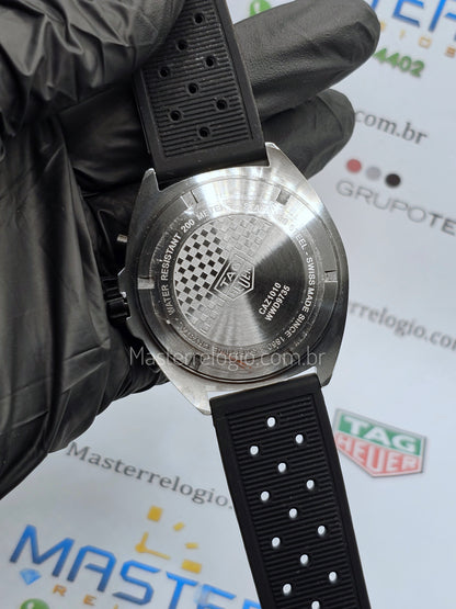 Tag Heuer F1 Cronógrafo pulseira borracha