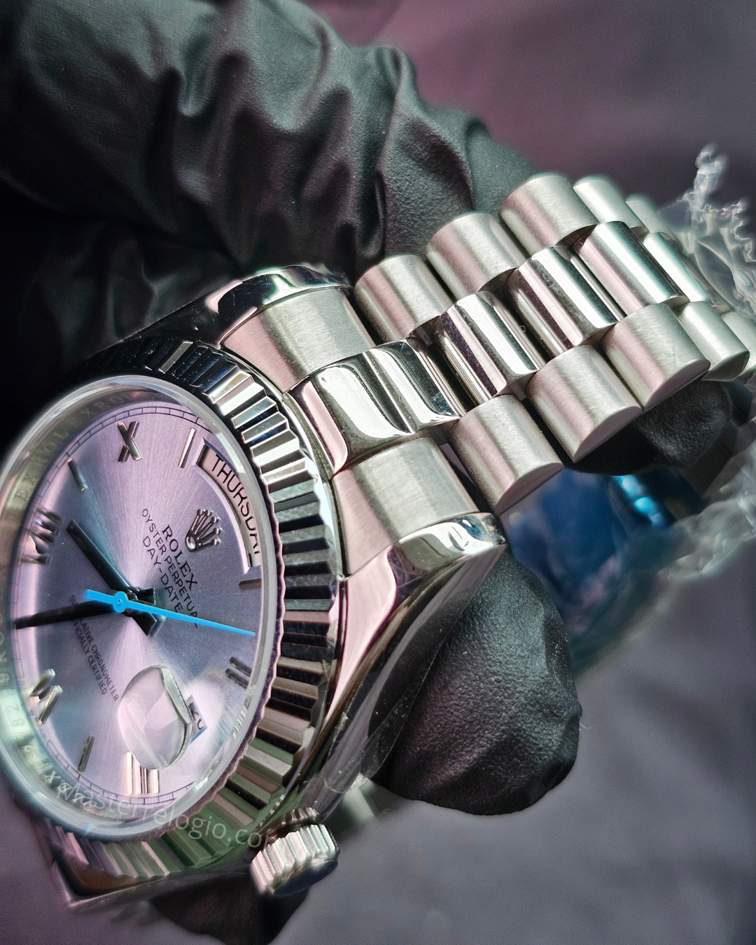 Rolex Day-Date 40mm Azul Tiffany