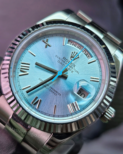 Rolex Day-Date 40mm Azul Tiffany