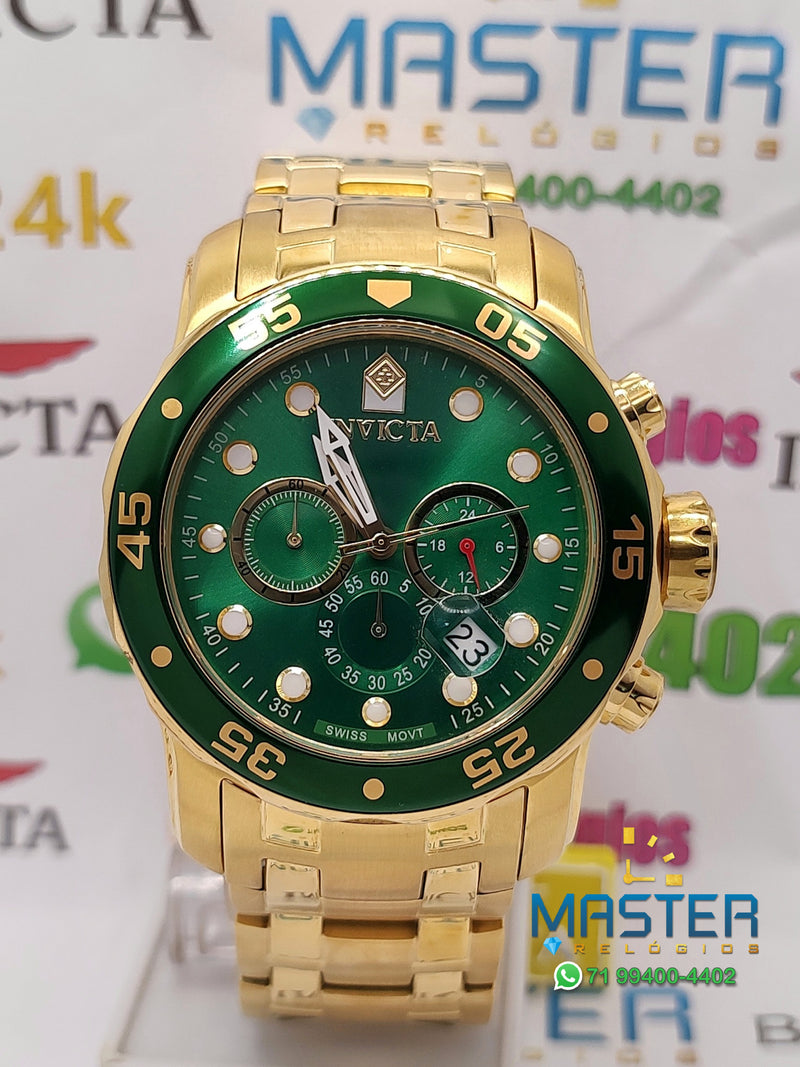 Invicta Pro Diver verde