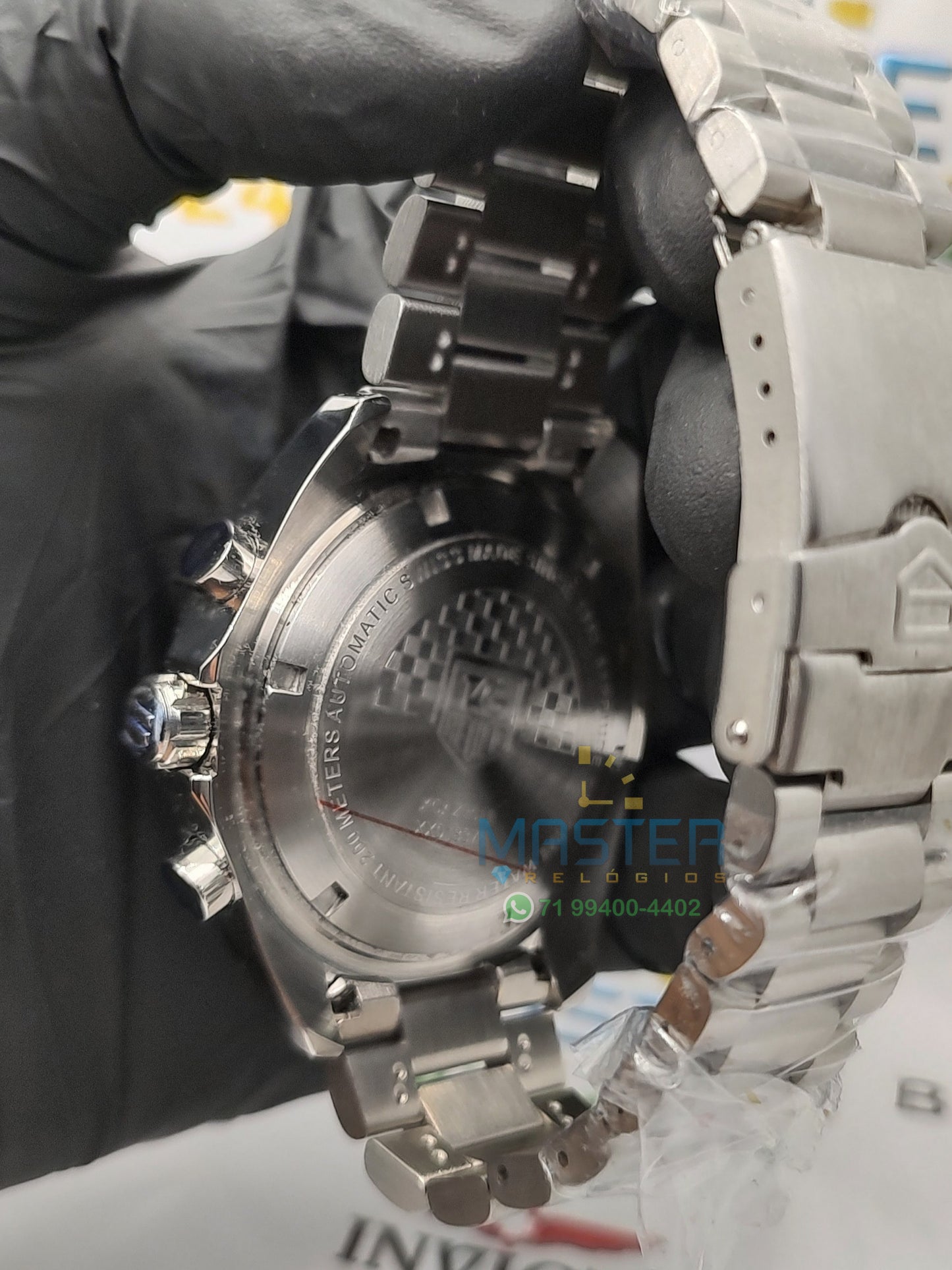 Tag Heuer F1 prata com verde