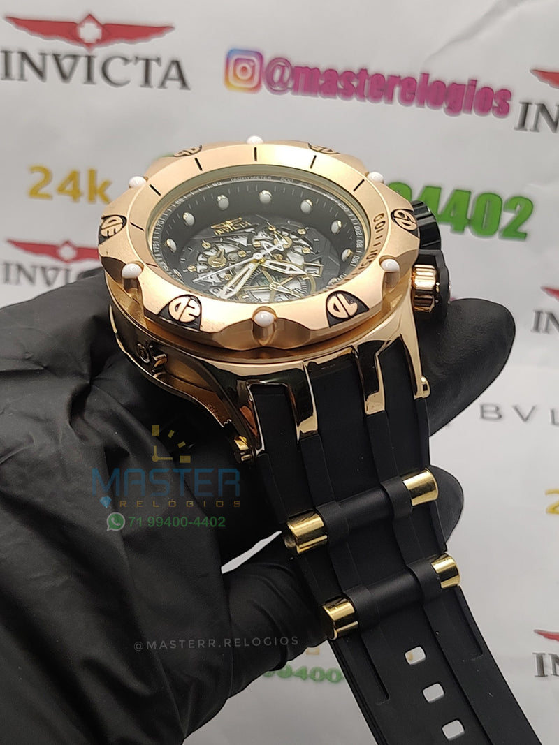 Invicta Hibrid pulseira borracha AA