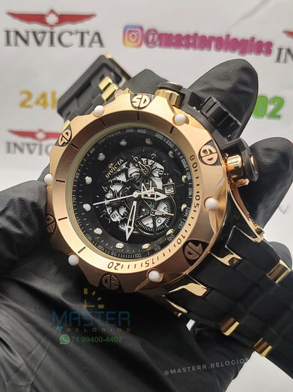 Invicta Hibrid pulseira borracha AA