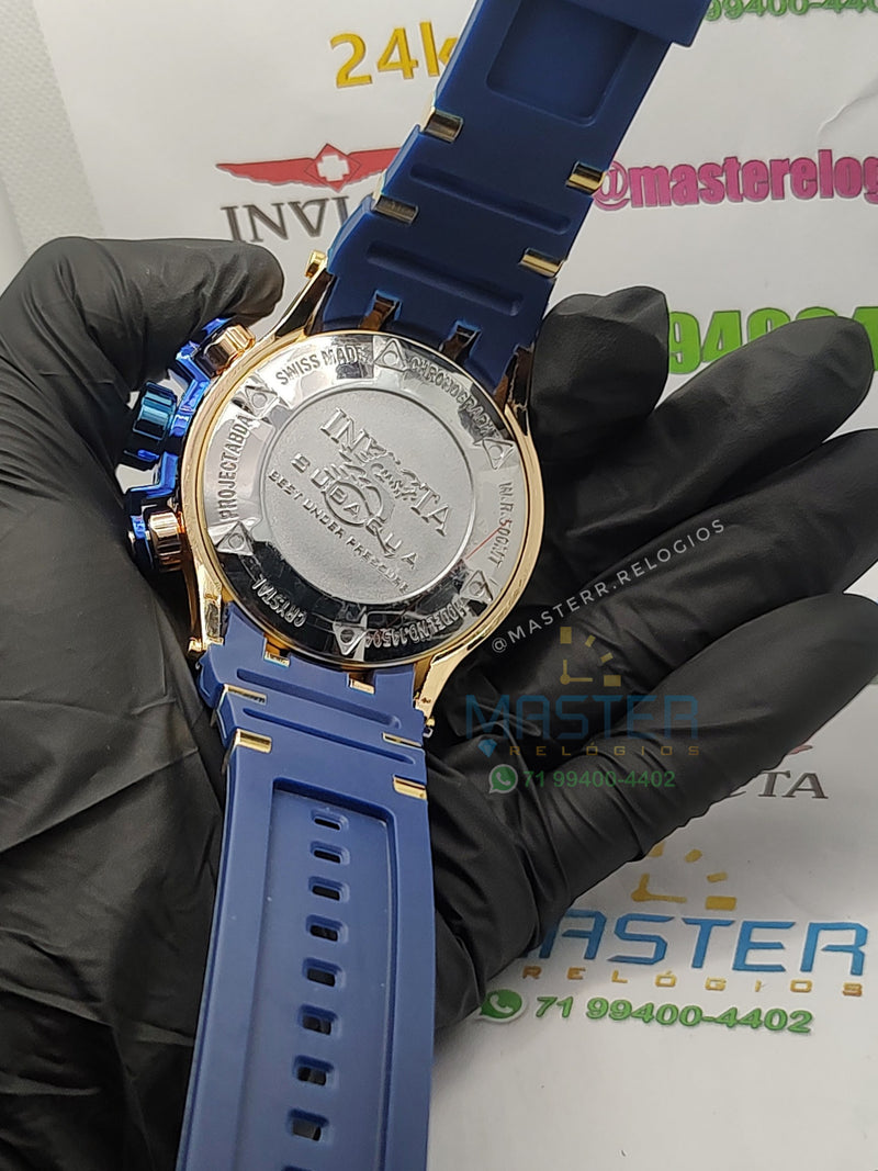 Invicta Hibrid pulseira borracha AA