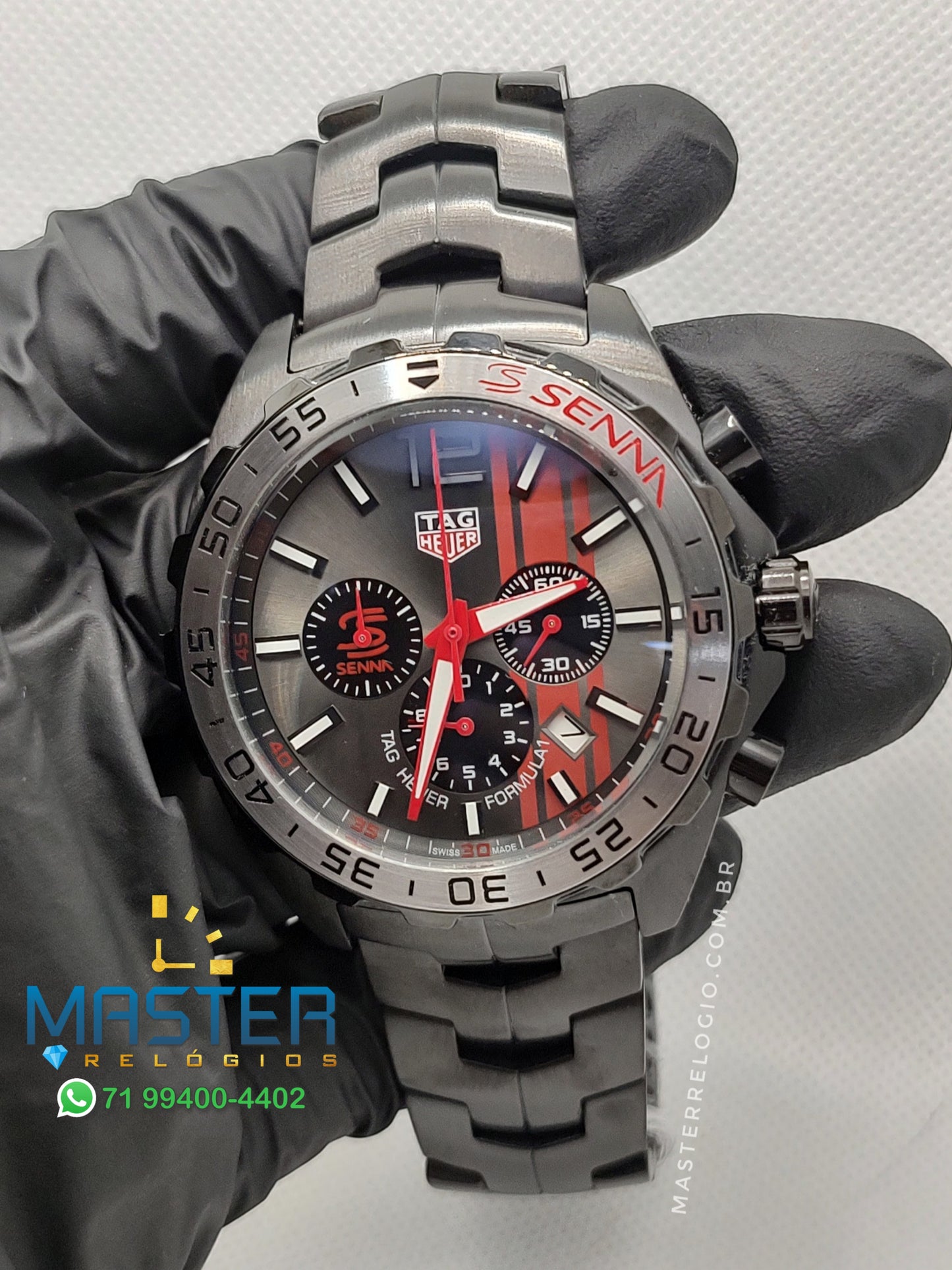 Tag Heuer F1 Senna Preto