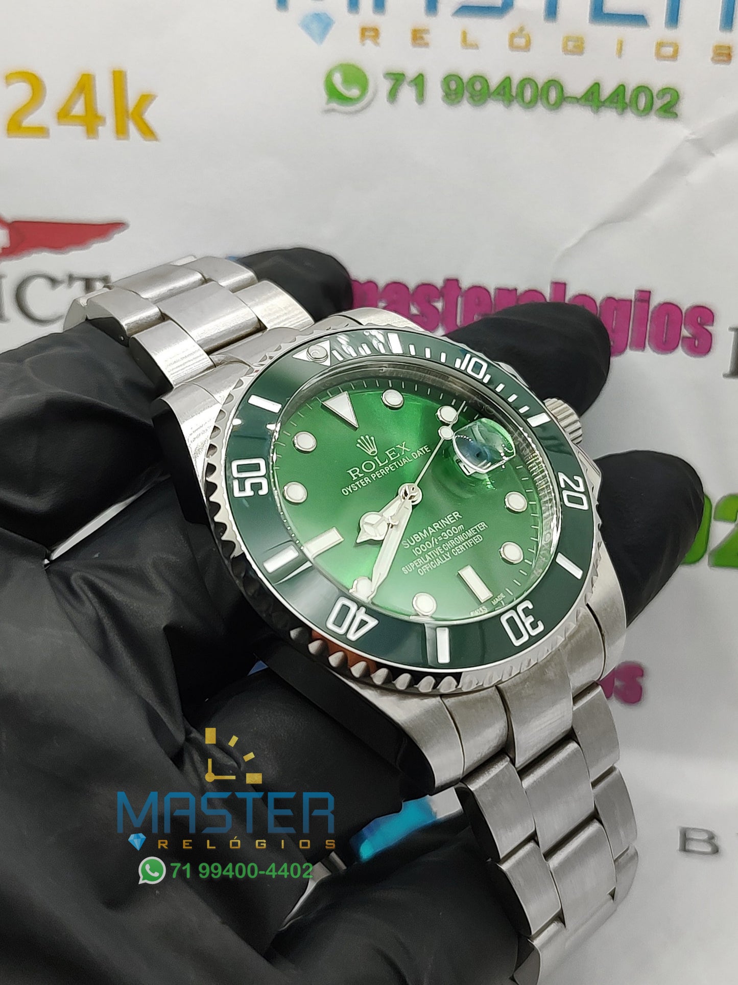 Rollex Hulk 44mm Aço