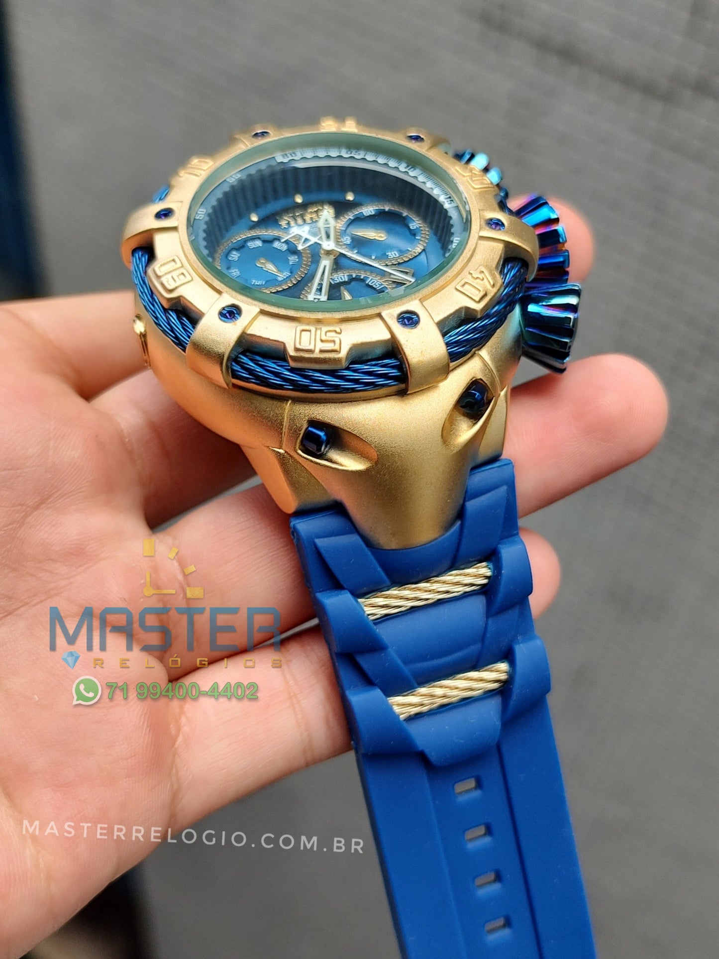 Invicta Thunderbolt Pulseira borracha AA