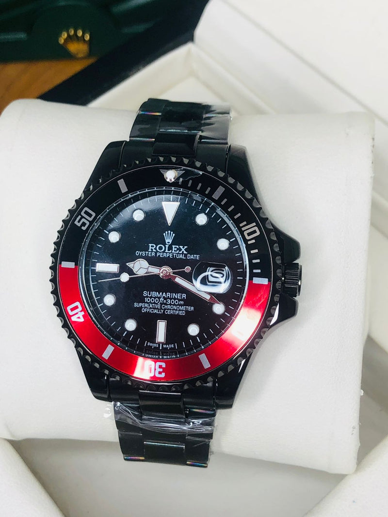 Rollex Submariner Obsidian Preto