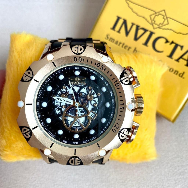 Invicta Hibrid pulseira borracha AA