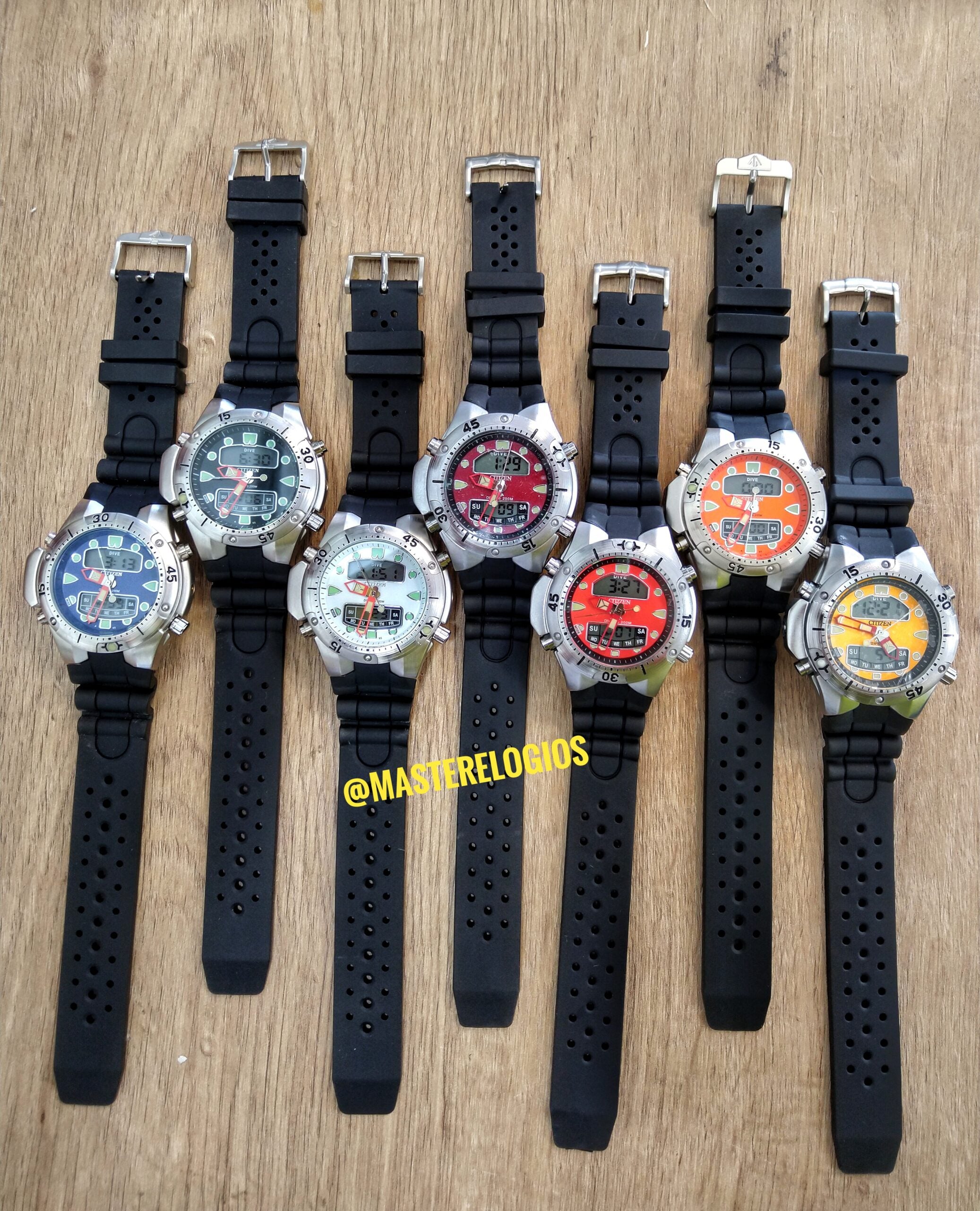 Citizen aqualand 3 Pulseira de borracha – MasterRelogios