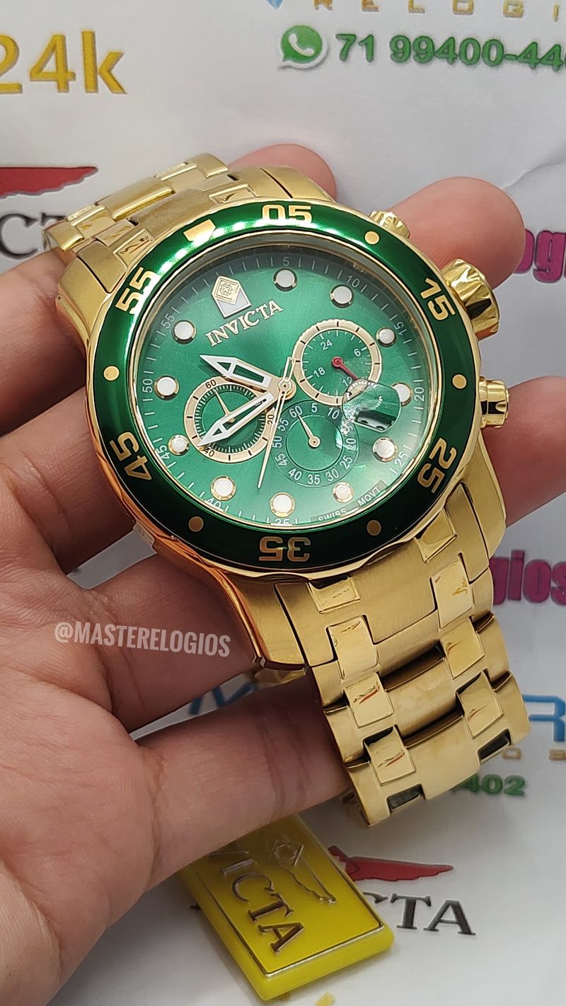 Invicta Pro Diver verde