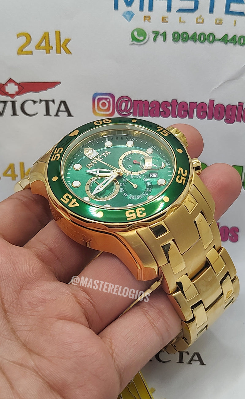 Invicta Pro Diver verde