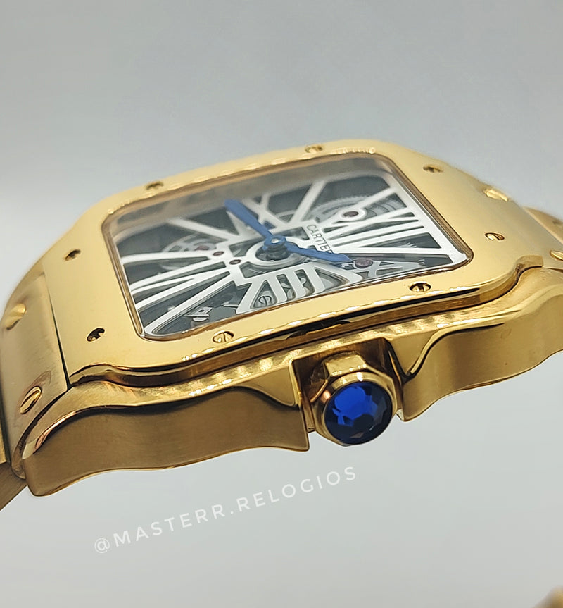 Cartier Santos Skeleton